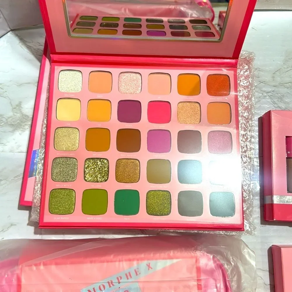 Jeffree Star morphe limited edition eyeshadow palette brushes lip gloss‎ spray